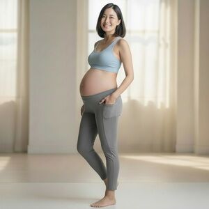 GAP Gray Maternity Leggings